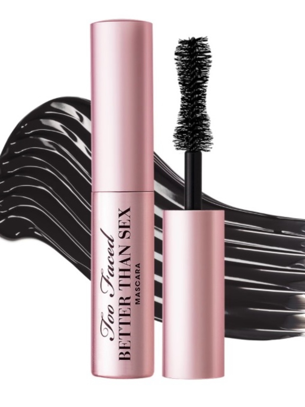 Too Faced Better Than Sex Mascara — Pink Tube, Black Formula MINI SIZE